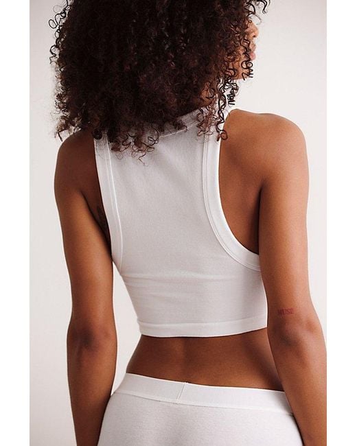 Intimately By Free People Multicolor Simply Soft Low-Arm Crop Top By