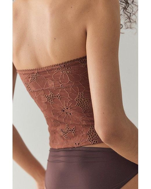 Intimately By Free People Brown Ever Afternoon Tube Top By