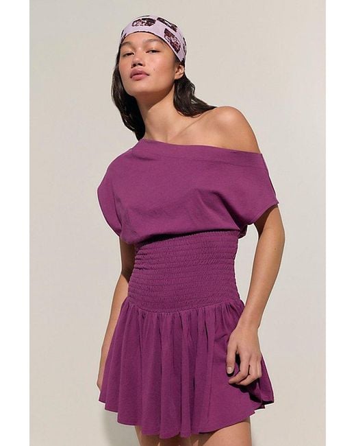 free-est Purple Scorching Hot Mini Dress By