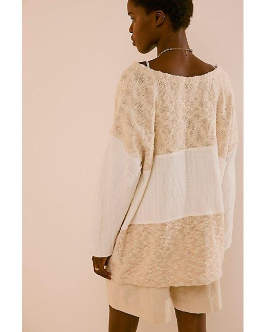 Free People Natural Zephyr Sweater Tunic