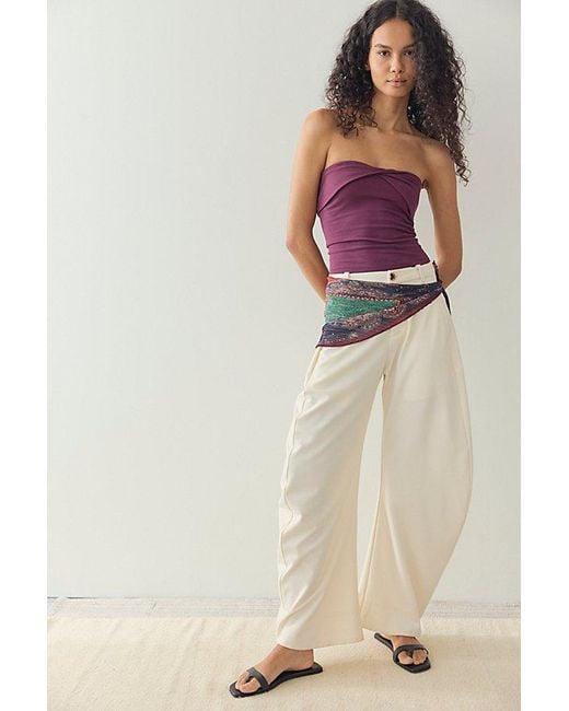 Intimately By Free People Purple Simply Soft Twist Tube Top By
