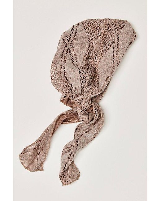 Free People Brown Mellody Hair Scarf