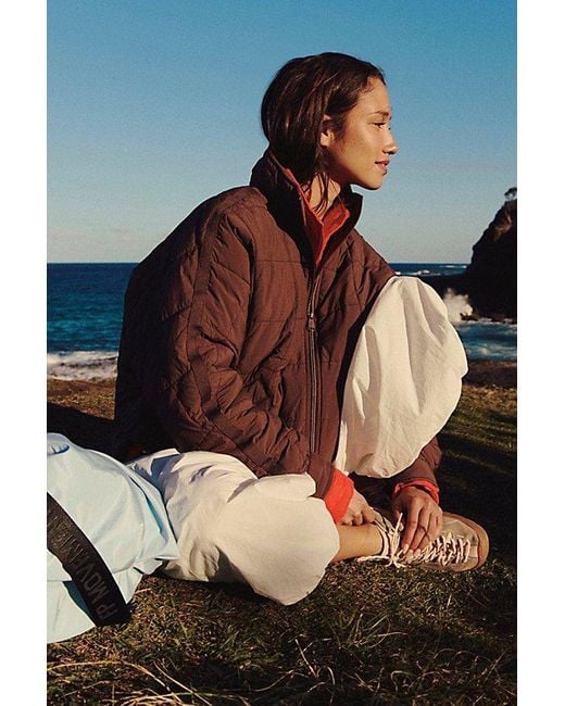Fp Movement Blue Pippa Packable Puffer Jacket