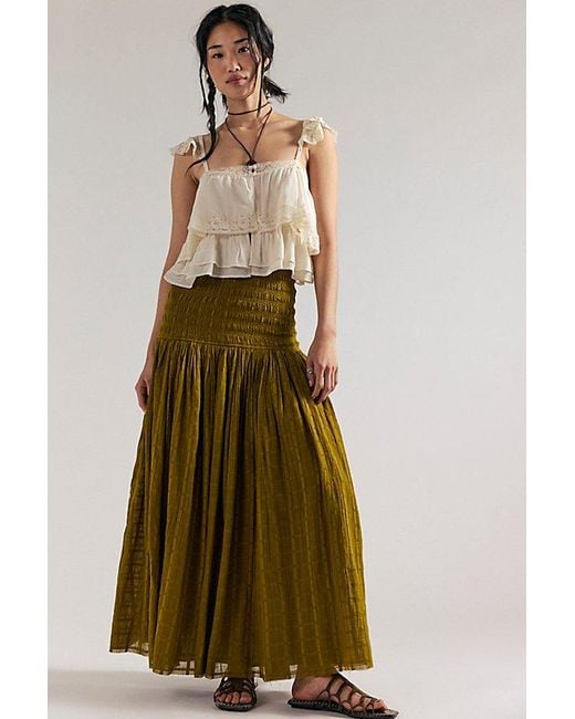 Free People Multicolor Raven Solid Convertible Maxi Skirt