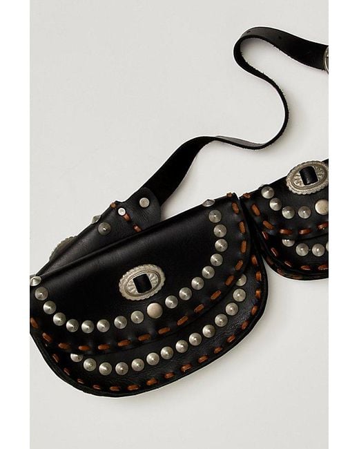 Free People Lucky Stars Pocket Belt in Green | Lyst