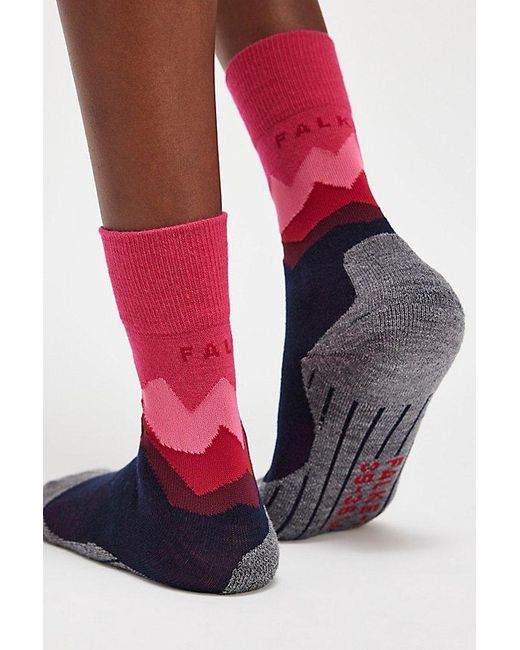 Falke Pink Tk2 Explore Mountain Socks