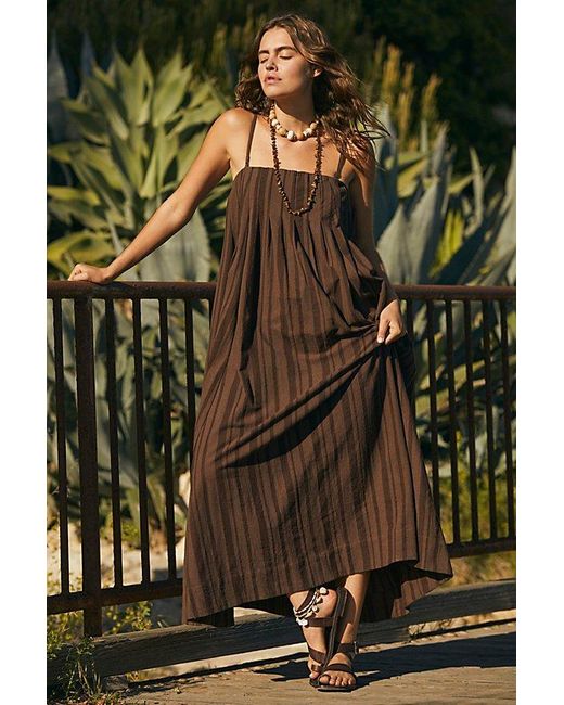 Free People Green All For Sun Maxi