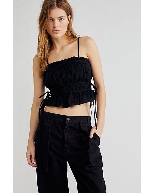Free People Gabby Tube Top At In Black, Size: Xs