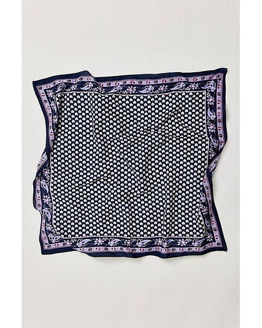 Free People Blue Lotus Paisley Print Bandana At In Indigo