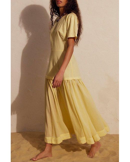 Free People Natural Marcella Midi Dress