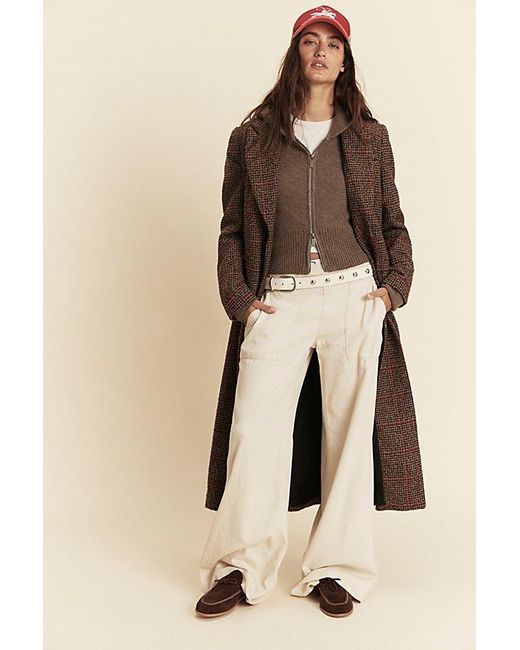 Free People Brown Seas The Day Boat Shoes