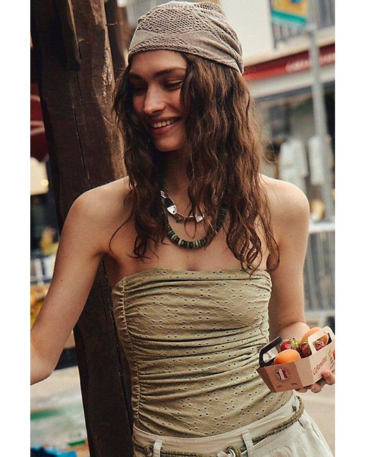 Free People Brown Mellody Hair Scarf
