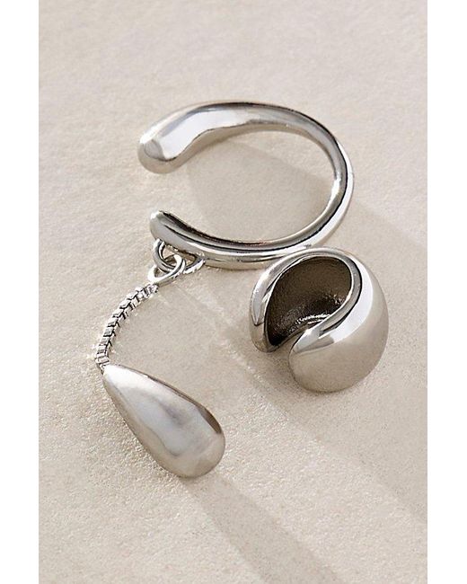 Free People Natural Mari Ear Cuff Set