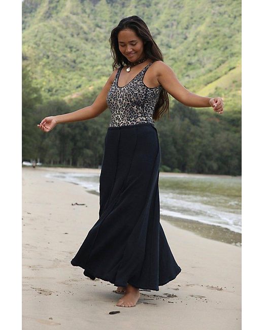 free-est Green Caught In The Moment Maxi Skirt