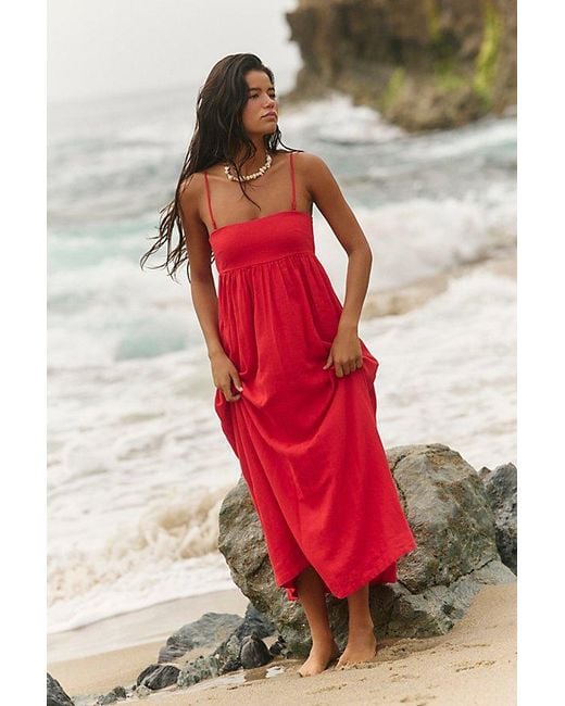 yellow summer dresses Midi Yellow Halter Summer Dress with Side Pockets Buttercup / Medium main image 1