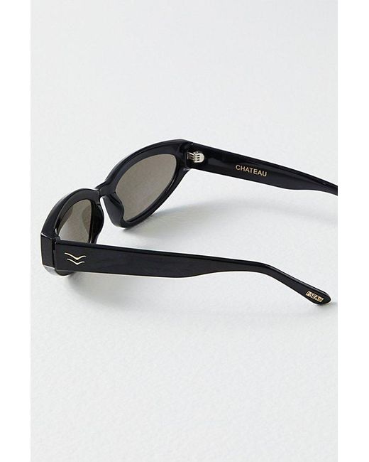 Free People Chateau Polarized Sunglasses At In Black