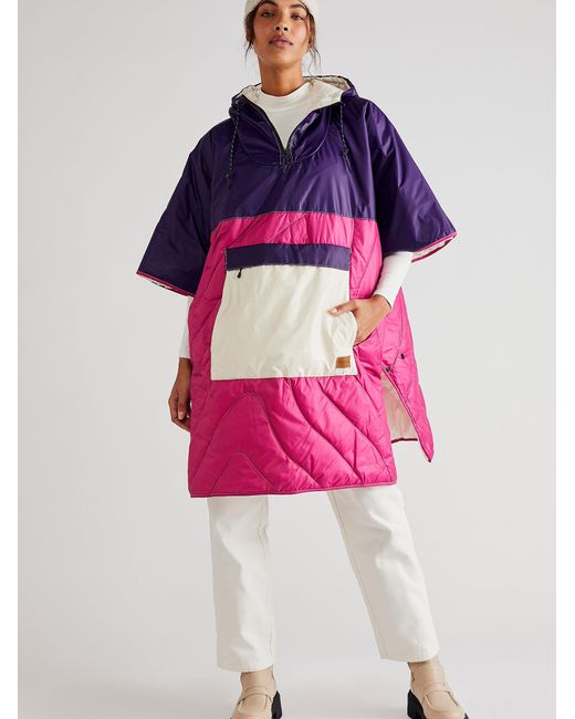Free People Synthetic Rumpl Puffy Poncho in Pink Save 5 Lyst