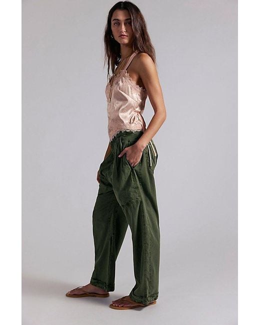 Free People Multicolor Clover Dropped Harem Trousers