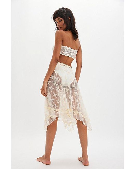 Intimately By Free People Brown Lady Lux Half Slip