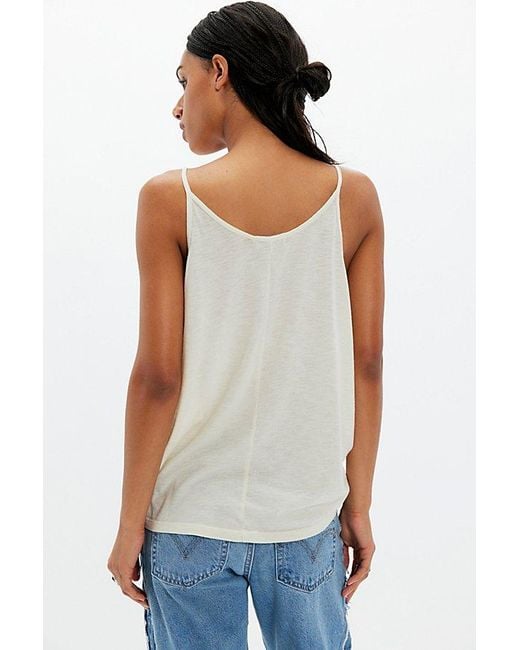 Free People Gray Heirloom Tank Top