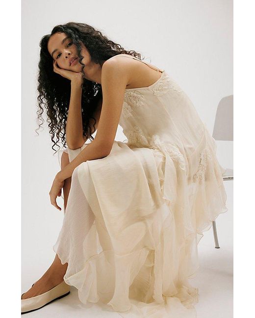 Nigel Preston Women's Natural Floating Angel Chiffon Maxi Dress -  www.ice4pros.com.br