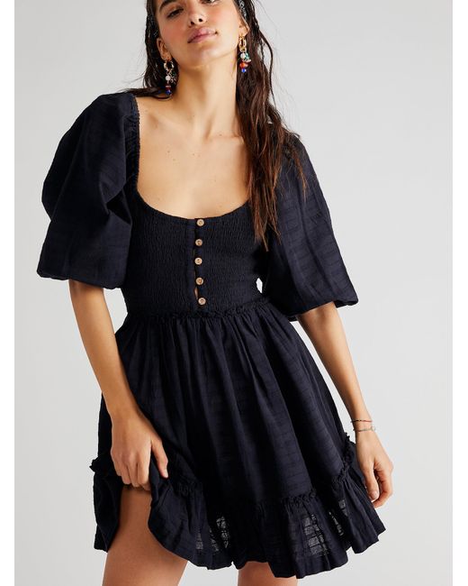 Free People Summer Picnic Mini in Black - Lyst