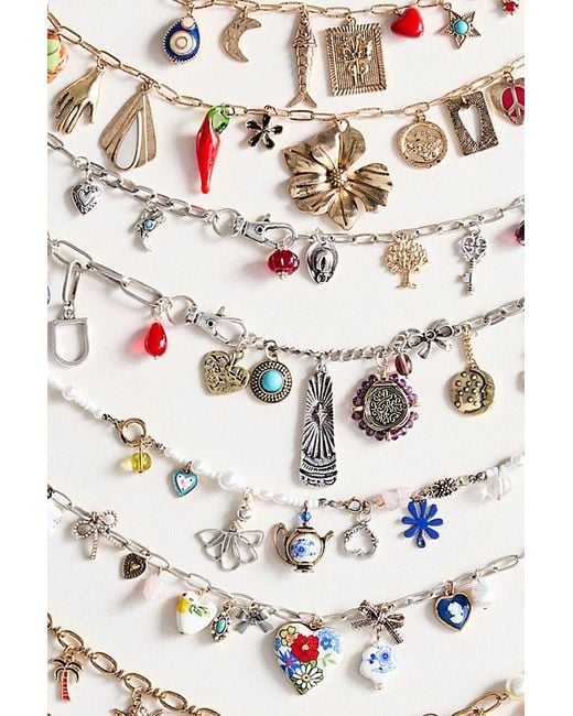 Free People Green Maxamillion Charm Necklace