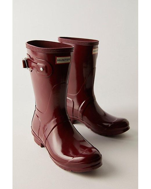 Brown hunter wellies online