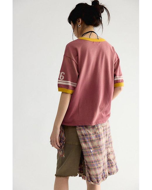 Ragabond Red Lost And Found Ringer Tee
