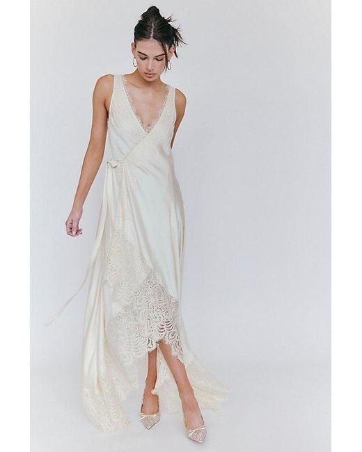 Nigel Preston White Wrap Soho Dress