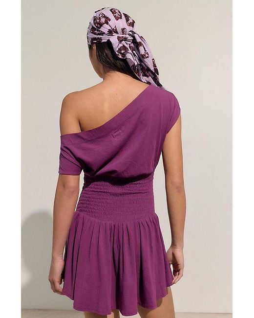 free-est Purple Scorching Hot Mini Dress By