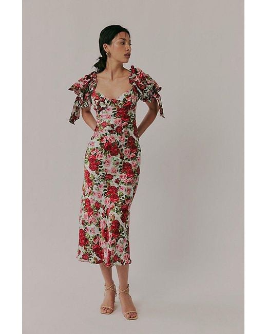 Selkie Multicolor The Poet Printed Slip Dress