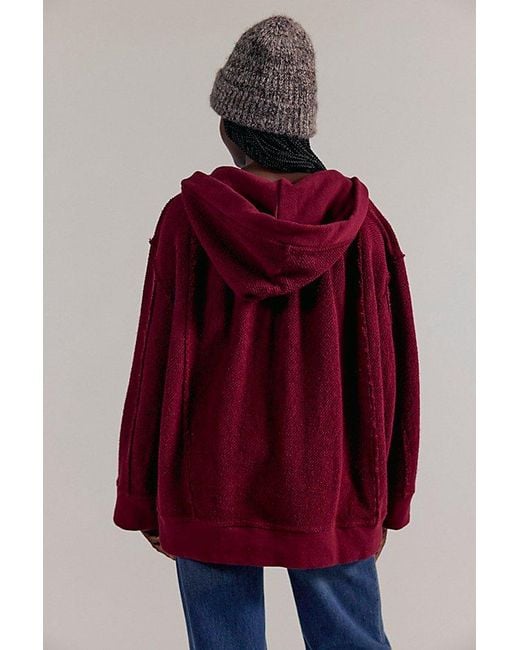 Free People Red Malibu Cardi