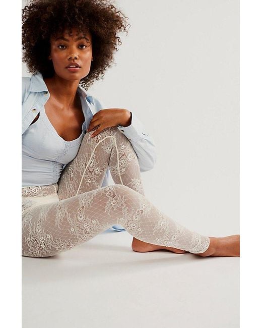 Intimately By Free People French Kiss Leggings in Grey