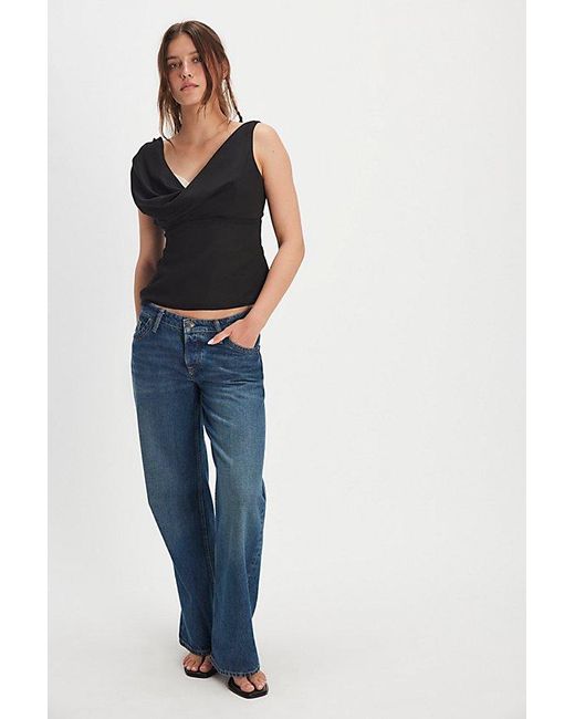 REMAIN STUDIO Black Maggie Top