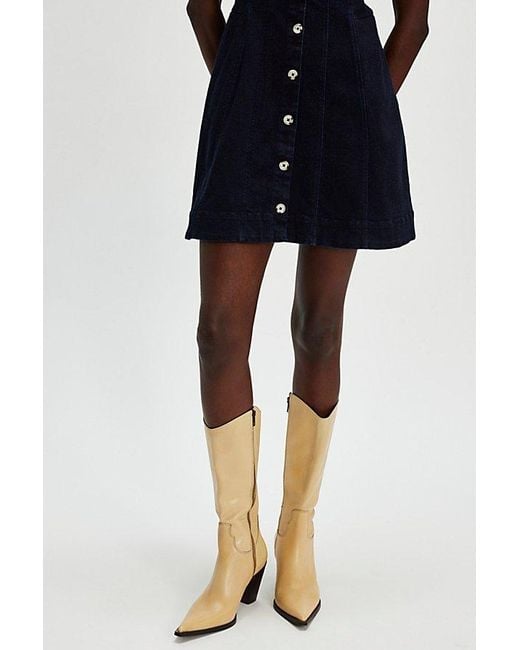 Free People Blue Copenhagen Pointed Boots