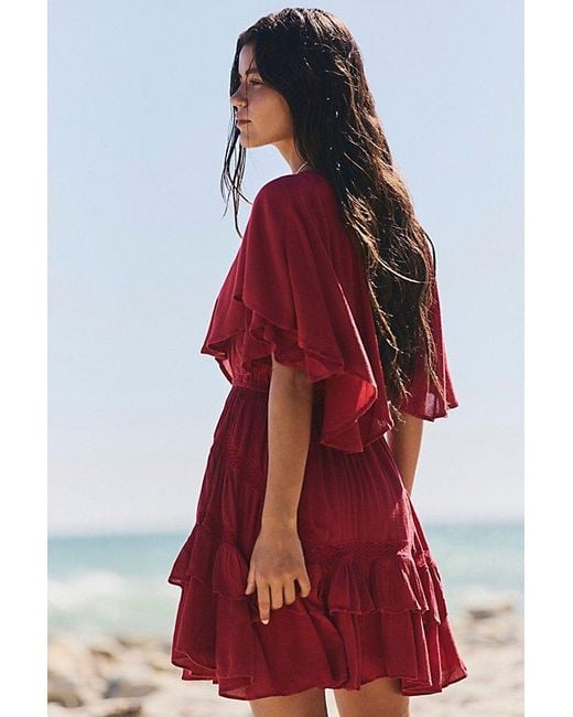 free-est Red Gabriella Mini Dress By