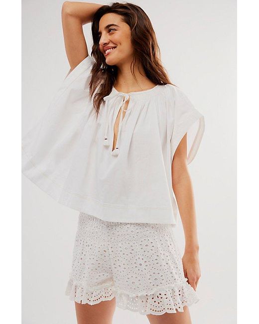 Free People White We The Free Front To Back Top