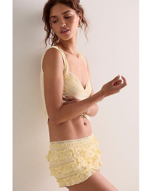 Intimately By Free People Natural Just A Crush Shorties By