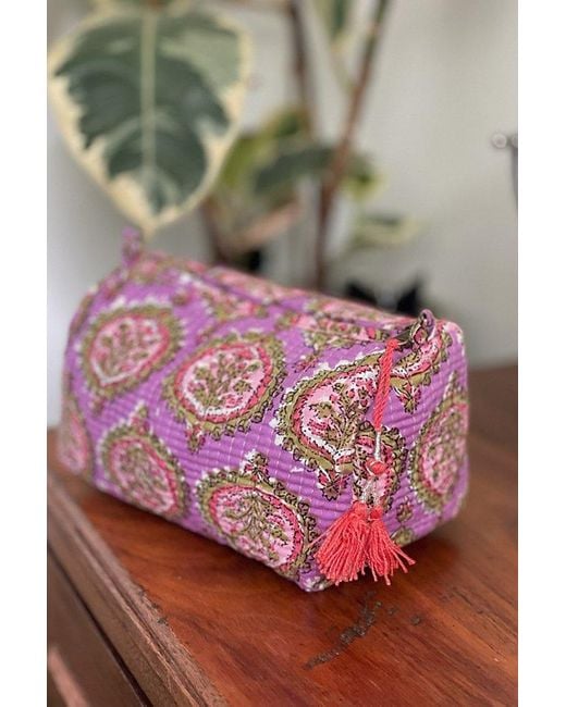 Be Deva Pink Indi Cosmetic Bag