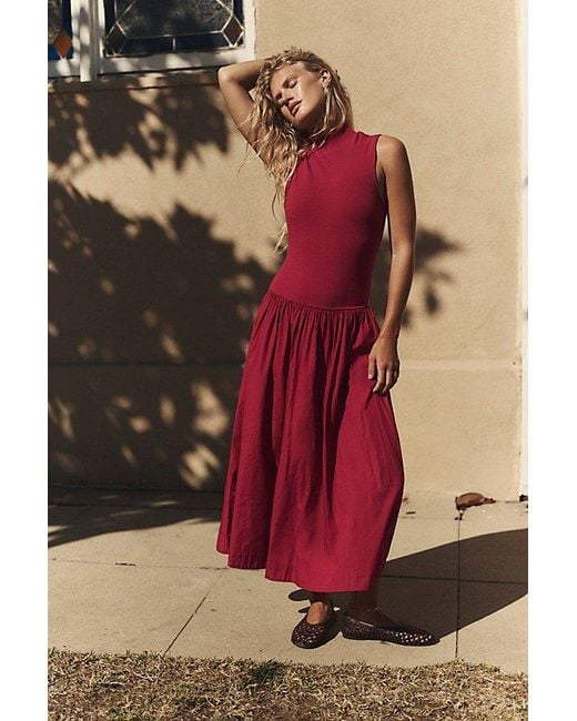 free-est Multicolor Pepita Midi Dress By