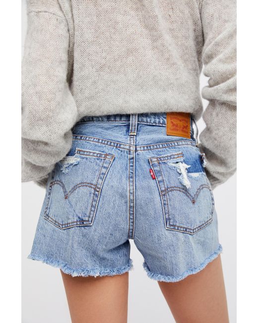 levi shorts high rise