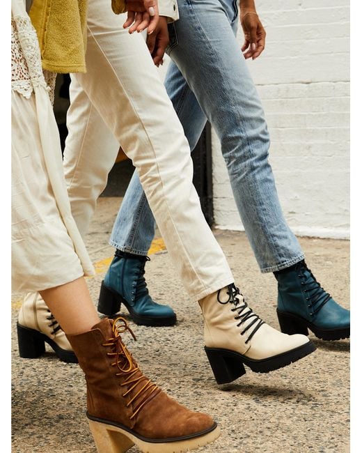 free people lace up boots