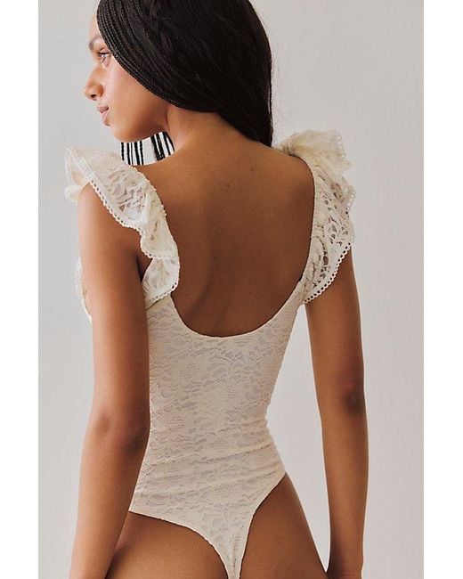 Nightcap Brown Sunflower Lace Bodysuit