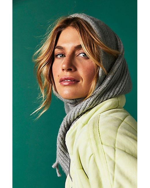 Free People Green Cagoule Côtelée Over My Head