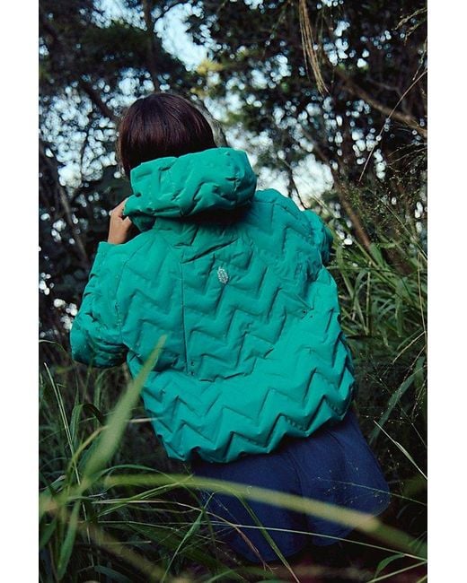 Fp Movement Green Gettin Lost Packable Puffer