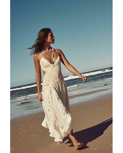 Free People Blue Show Stopper Maxi Dress