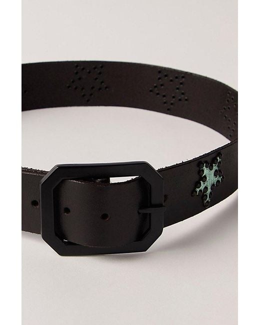 Free People Black Starcrossed Studded Belt