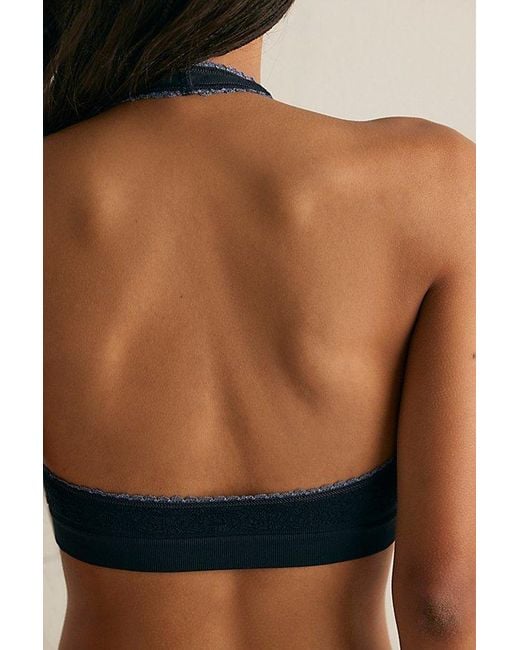 Intimately By Free People Multicolor Sweet Point Seamless Halter Bralette By