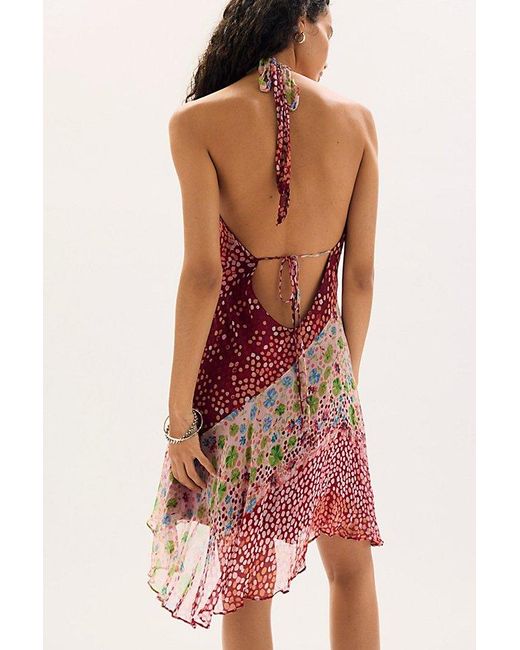 Free People Red Donna Mini Dress